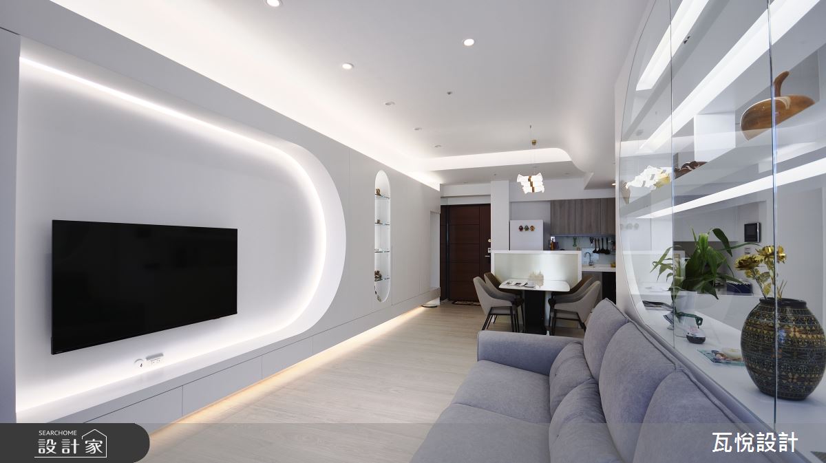 25坪預售屋＿現代風玄關客廳餐廳案例圖片＿瓦悅設計有限公司＿瓦悅_63之11