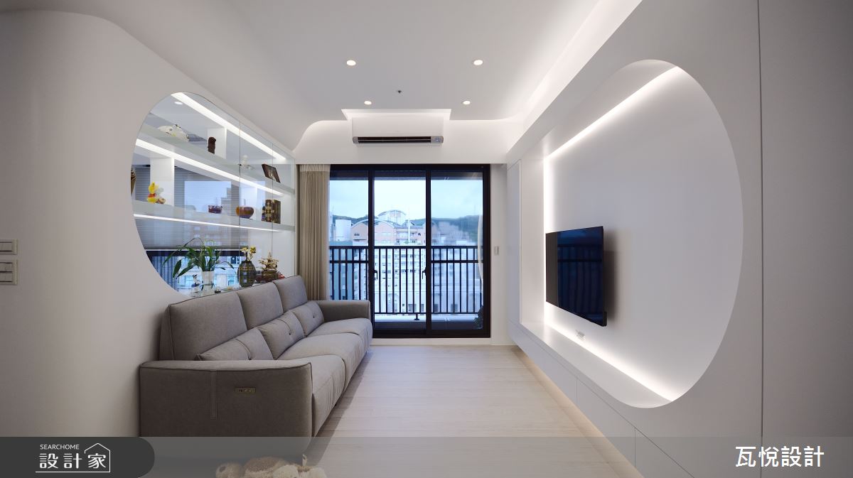 25坪預售屋＿現代風客廳案例圖片＿瓦悅設計有限公司＿瓦悅_63之5