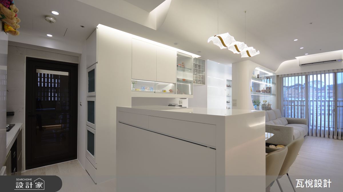 25坪預售屋＿現代風餐廳廚房吧檯中島案例圖片＿瓦悅設計有限公司＿瓦悅_63之16