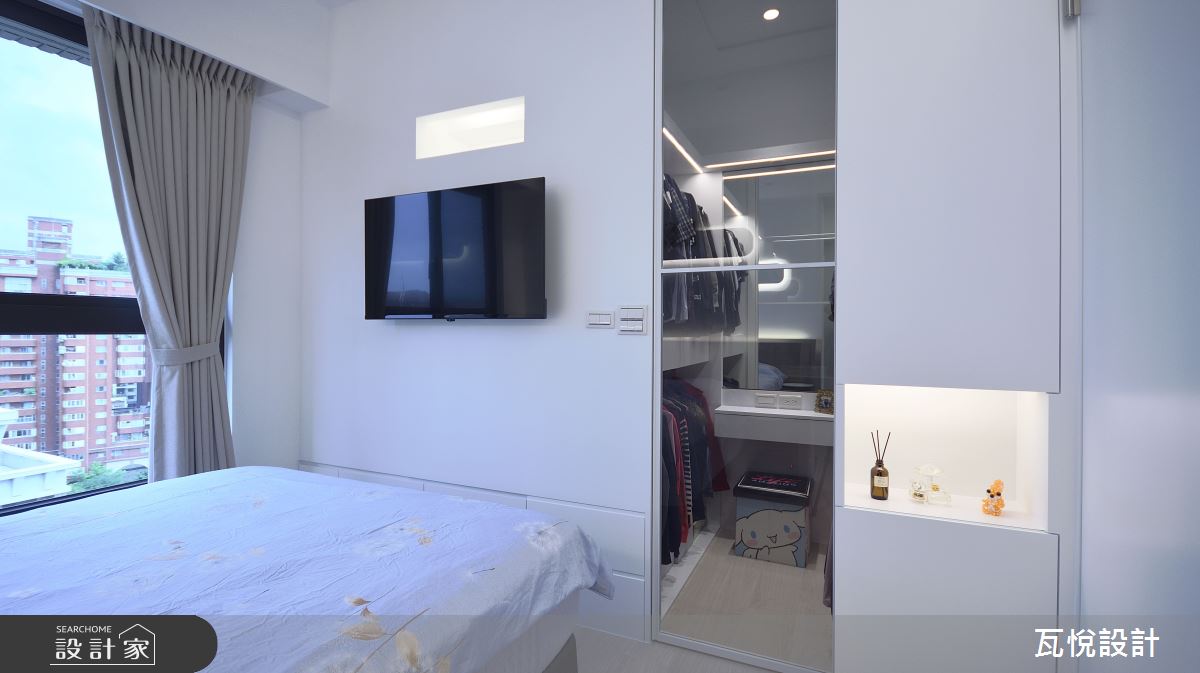 25坪預售屋＿現代風臥室更衣間案例圖片＿瓦悅設計有限公司＿瓦悅_63之37