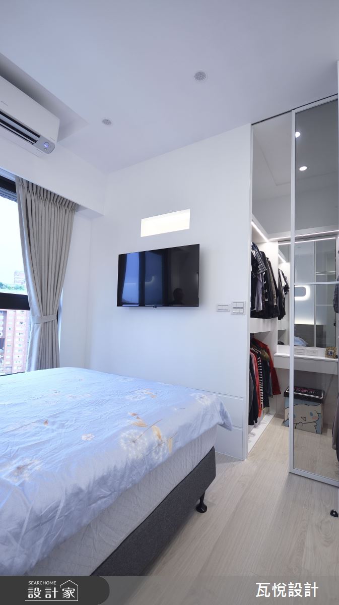 25坪預售屋＿現代風臥室更衣間案例圖片＿瓦悅設計有限公司＿瓦悅_63之38