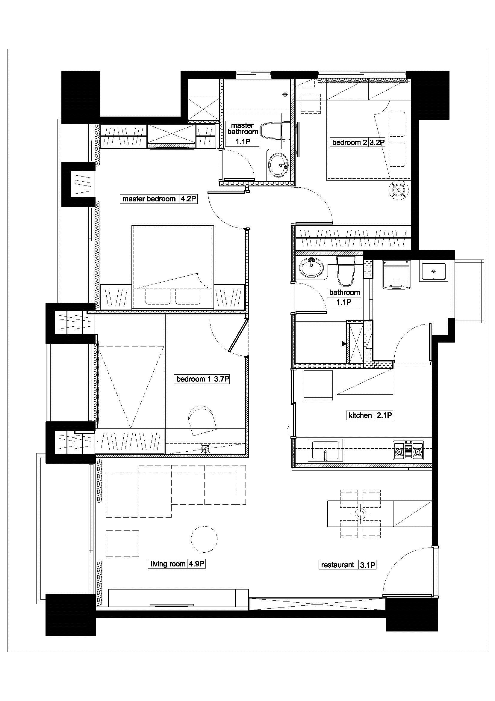 26坪新成屋(5年以下)＿現代風案例圖片＿倍果設計＿倍果_01之14