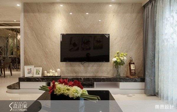 33坪新成屋(5年以下)＿混搭風客廳案例圖片＿築邑企業有限公司＿築邑_04之3