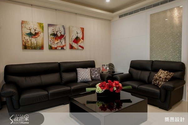 33坪新成屋(5年以下)＿混搭風客廳案例圖片＿築邑企業有限公司＿築邑_04之2