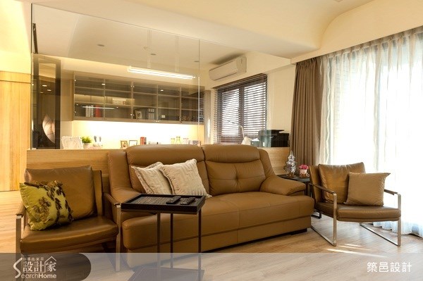 33坪新成屋(5年以下)＿休閒風客廳案例圖片＿築邑企業有限公司＿築邑_06之3