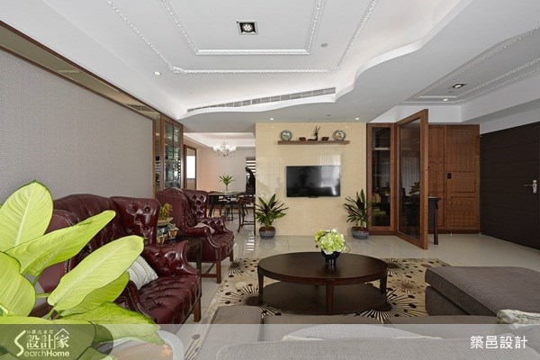 33坪新成屋(5年以下)＿新古典客廳案例圖片＿築邑企業有限公司＿築邑_07之4