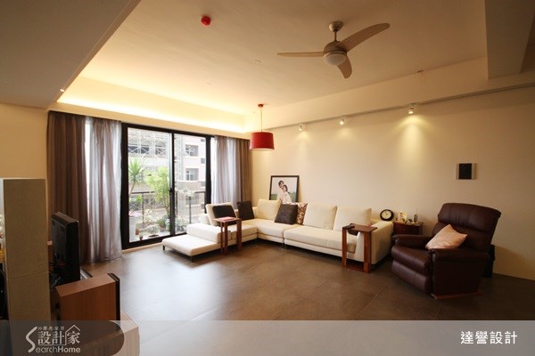 30坪新成屋(5年以下)＿現代風客廳案例圖片＿達譽設計＿達譽_03之11