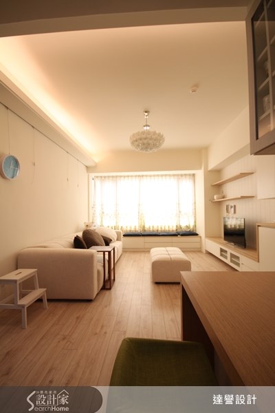 25坪新成屋(5年以下)＿北歐風客廳案例圖片＿達譽設計＿達譽_05之9