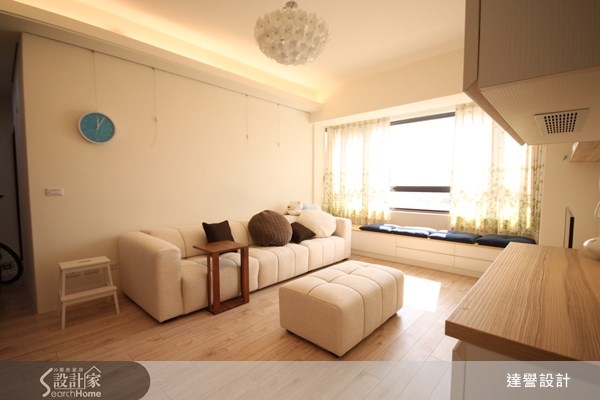 25坪新成屋(5年以下)＿北歐風客廳案例圖片＿達譽設計＿達譽_05之1