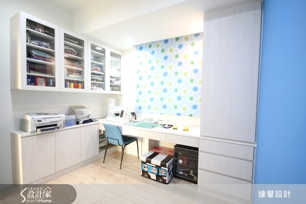 25坪新成屋(5年以下)＿北歐風書房案例圖片＿達譽設計＿達譽_05之13