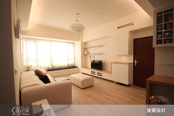 25坪新成屋(5年以下)＿北歐風客廳案例圖片＿達譽設計＿達譽_05之7