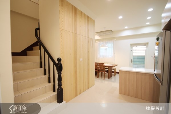 80坪新成屋(5年以下)＿北歐風樓梯案例圖片＿達譽設計＿達譽_07之7