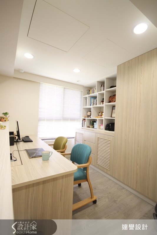 30坪新成屋(5年以下)＿北歐風書房案例圖片＿達譽設計＿達譽_09之12