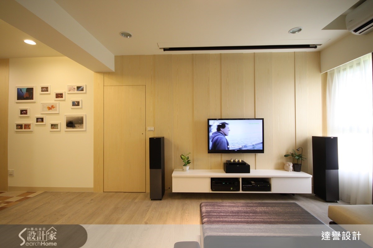 30坪新成屋(5年以下)＿北歐風客廳案例圖片＿達譽設計＿達譽_09之9
