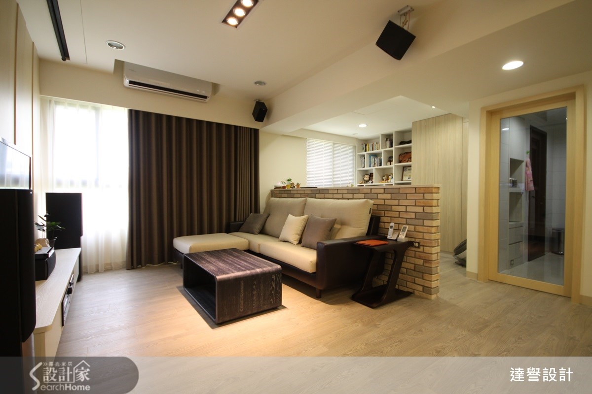 30坪新成屋(5年以下)＿北歐風客廳案例圖片＿達譽設計＿達譽_09之7