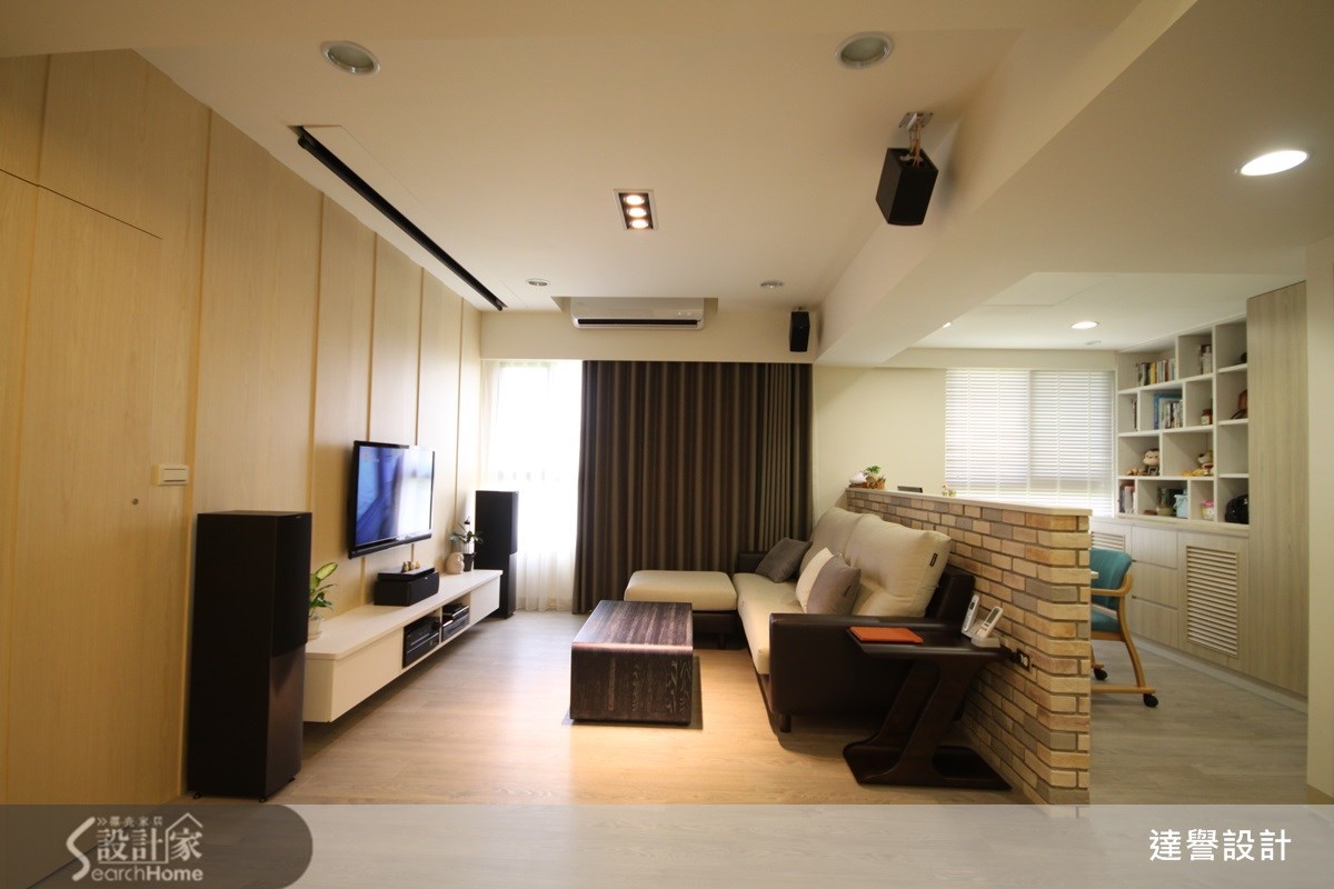 30坪新成屋(5年以下)＿北歐風客廳案例圖片＿達譽設計＿達譽_09之6