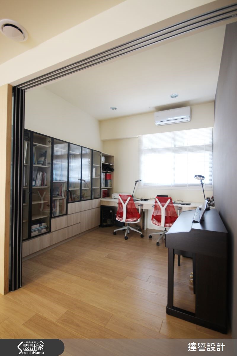 40坪新成屋(5年以下)＿北歐風書房案例圖片＿達譽設計＿達譽_11之11