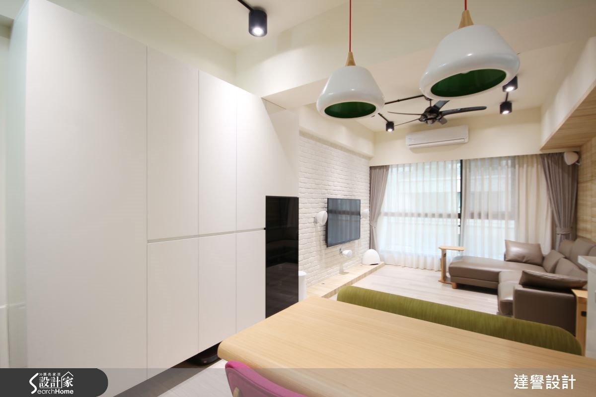 40坪新成屋(5年以下)＿北歐風客廳案例圖片＿達譽設計＿達譽_12之3