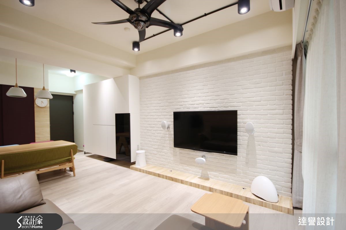 40坪新成屋(5年以下)＿北歐風客廳案例圖片＿達譽設計＿達譽_12之8