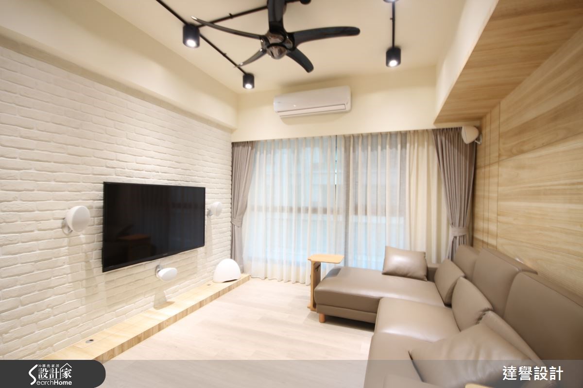 40坪新成屋(5年以下)＿北歐風客廳案例圖片＿達譽設計＿達譽_12之19