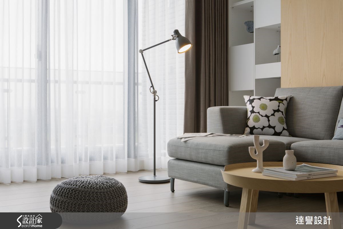 45坪新成屋(5年以下)＿北歐風客廳案例圖片＿達譽設計＿達譽_14之6