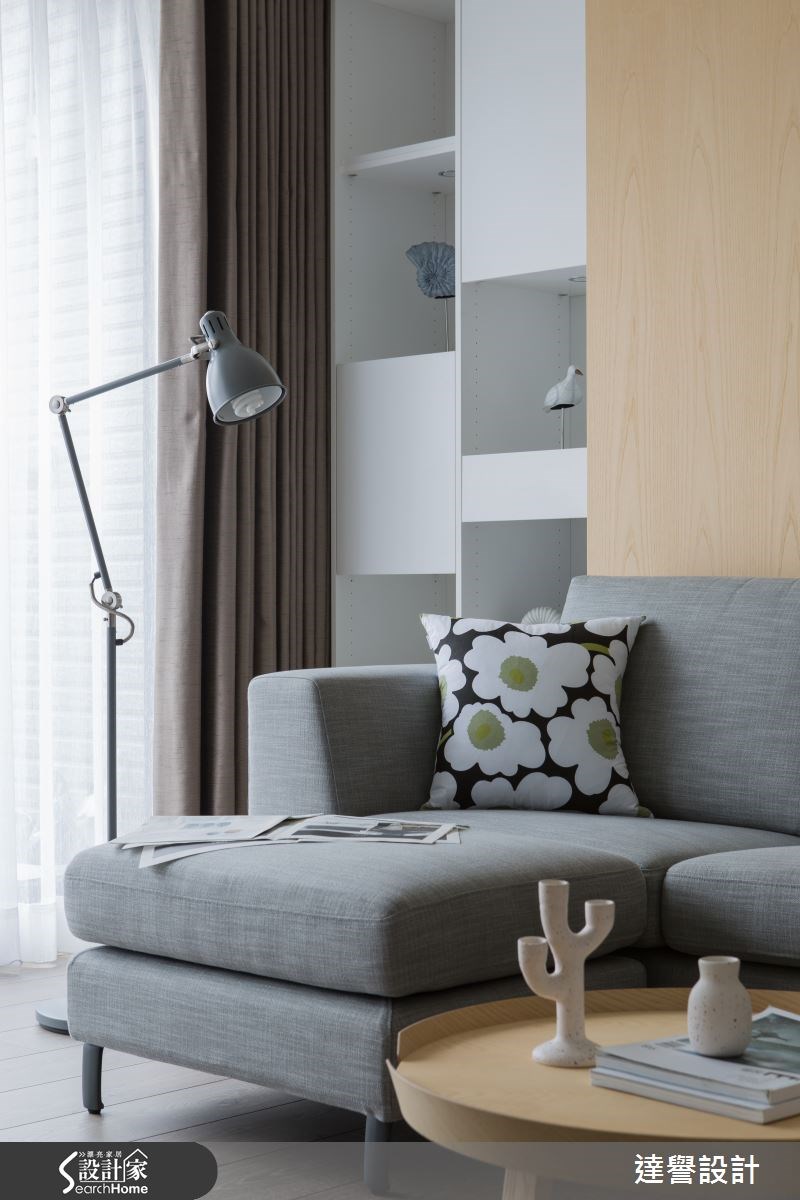 45坪新成屋(5年以下)＿北歐風客廳案例圖片＿達譽設計＿達譽_14之7