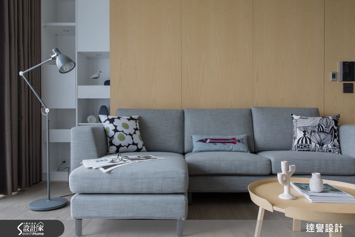 45坪新成屋(5年以下)＿北歐風客廳案例圖片＿達譽設計＿達譽_14之9