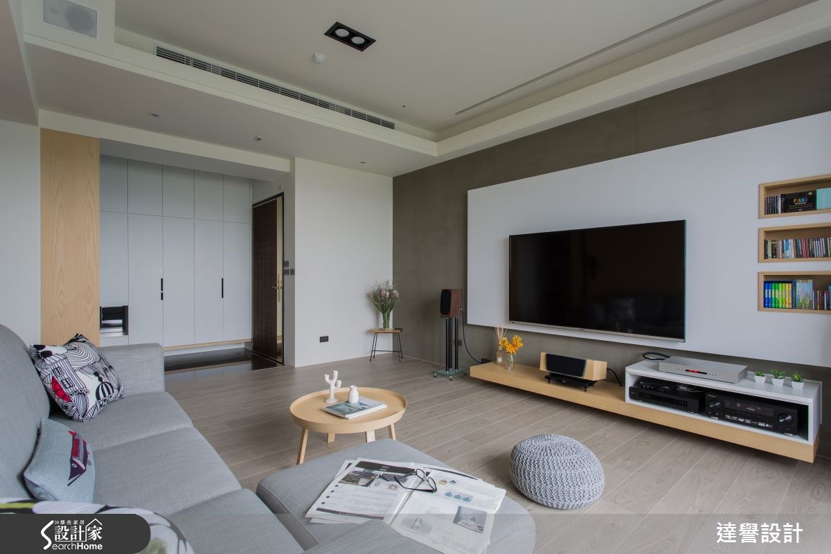 45坪新成屋(5年以下)＿北歐風客廳案例圖片＿達譽設計＿達譽_14之10