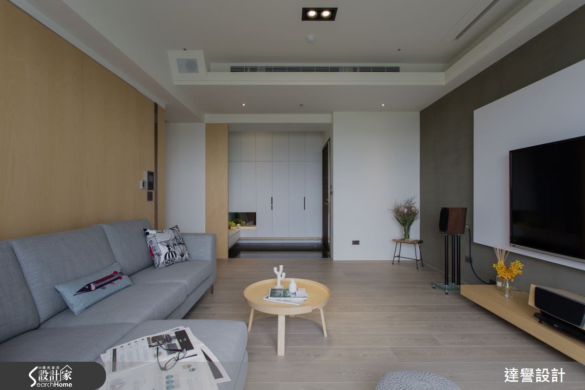 45坪新成屋(5年以下)＿北歐風客廳案例圖片＿達譽設計＿達譽_14之11