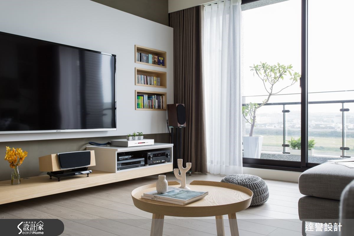 45坪新成屋(5年以下)＿北歐風客廳案例圖片＿達譽設計＿達譽_14之13