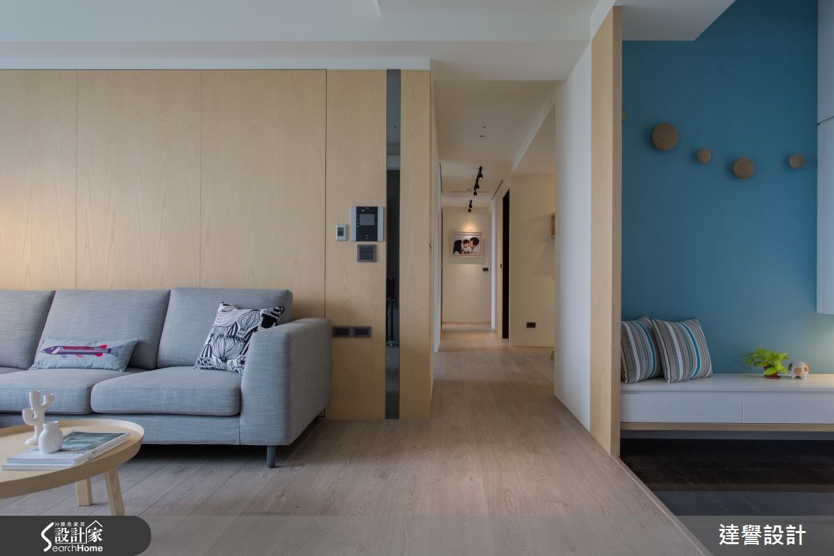 45坪新成屋(5年以下)＿北歐風客廳案例圖片＿達譽設計＿達譽_14之14