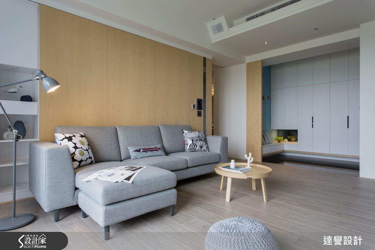 45坪新成屋(5年以下)＿北歐風客廳案例圖片＿達譽設計＿達譽_14之15