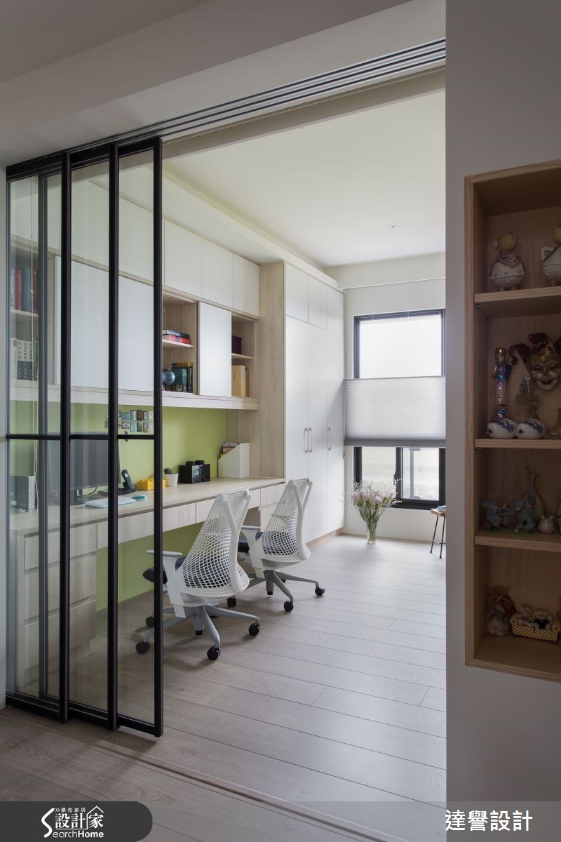 45坪新成屋(5年以下)＿北歐風書房案例圖片＿達譽設計＿達譽_14之22