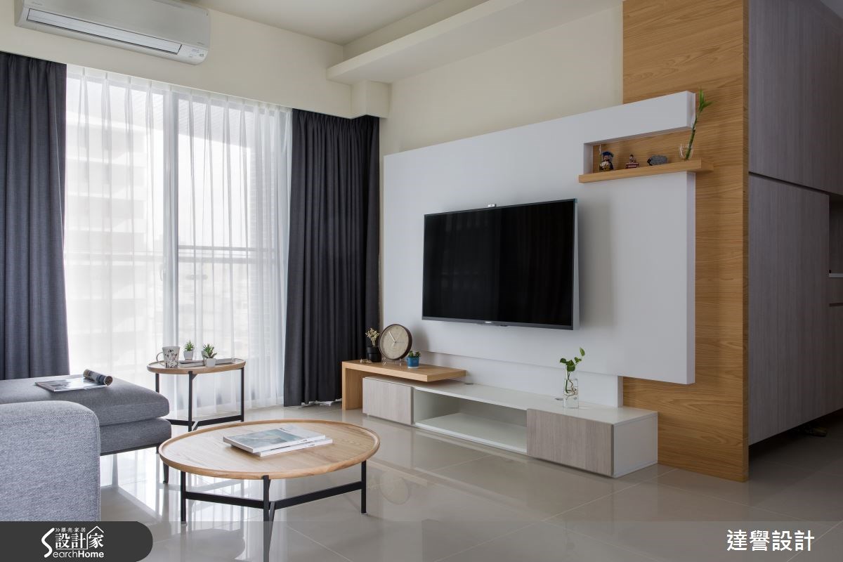 30坪新成屋(5年以下)＿北歐風客廳案例圖片＿達譽設計＿達譽_15之7