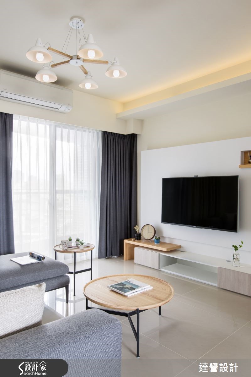 30坪新成屋(5年以下)＿北歐風客廳案例圖片＿達譽設計＿達譽_15之9
