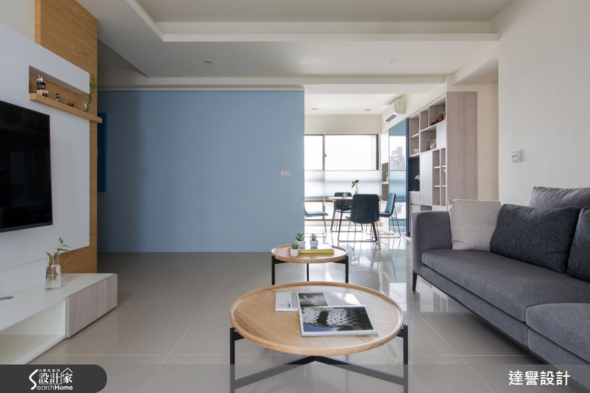 30坪新成屋(5年以下)＿北歐風客廳案例圖片＿達譽設計＿達譽_15之10