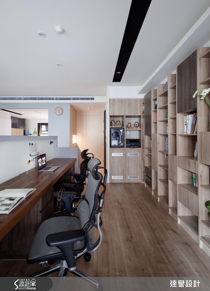 45坪新成屋(5年以下)＿現代風書房案例圖片＿達譽設計＿達譽_18之3