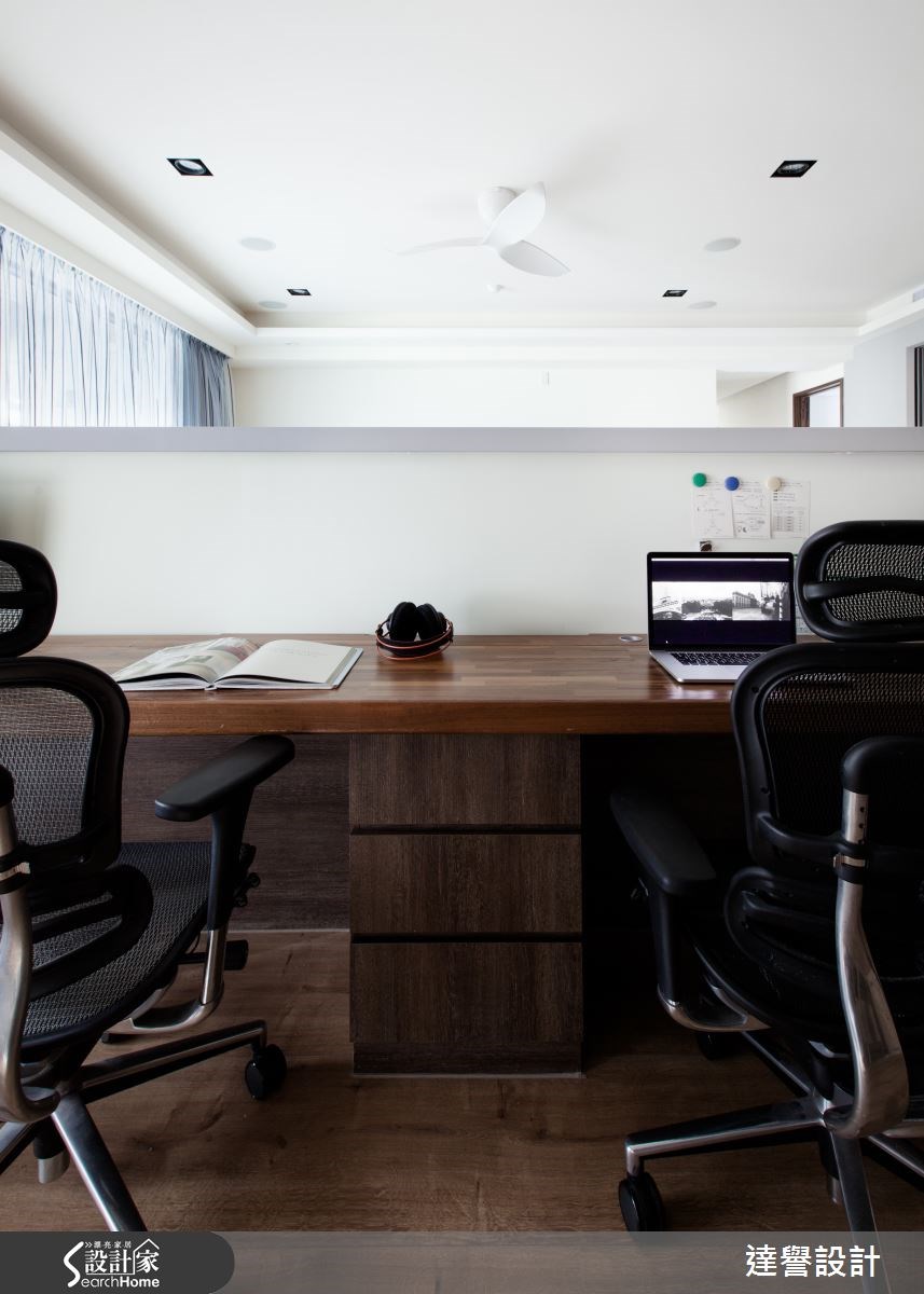 45坪新成屋(5年以下)＿現代風書房案例圖片＿達譽設計＿達譽_18之4