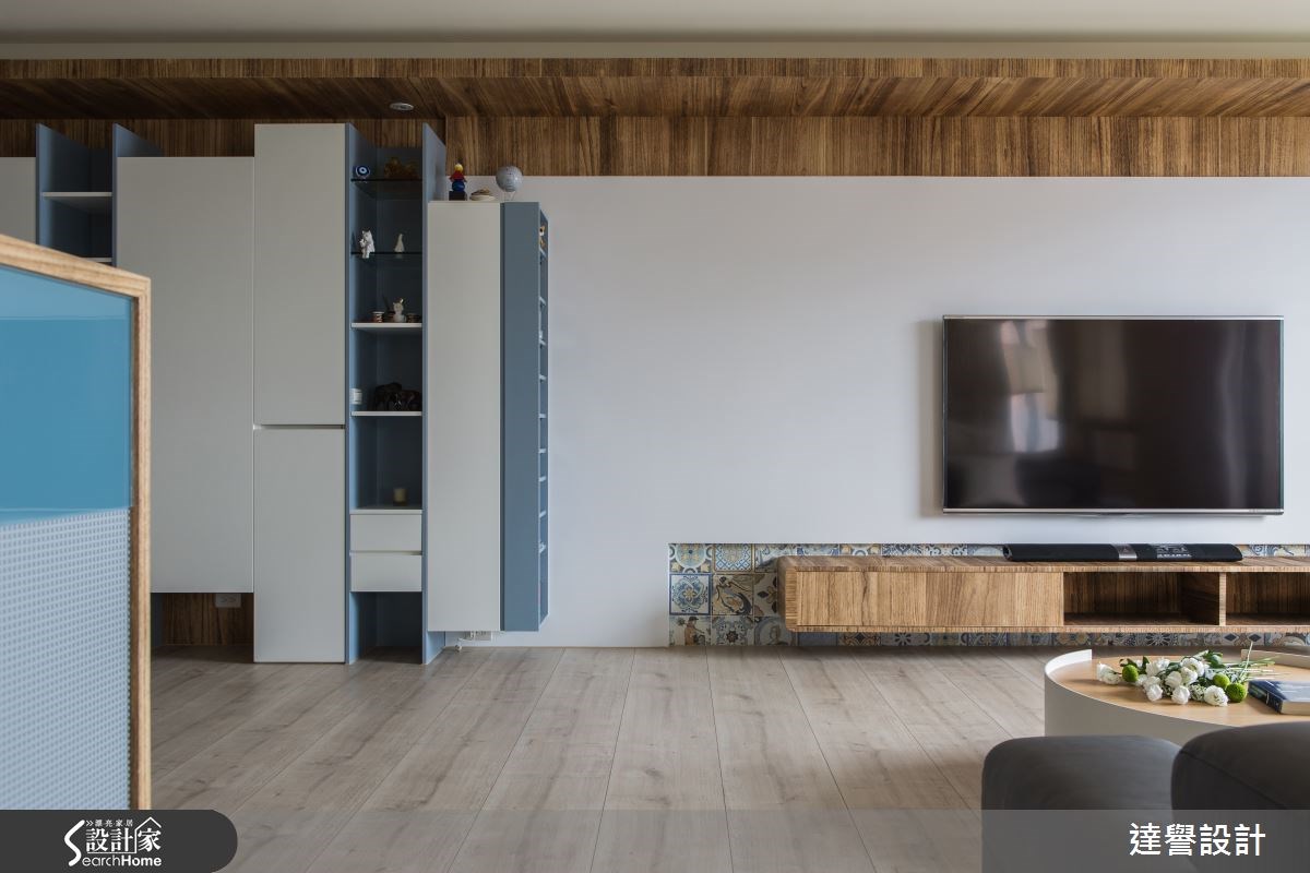 80坪新成屋(5年以下)＿現代風客廳案例圖片＿達譽設計＿達譽_19之4