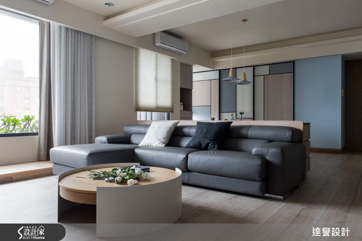 80坪新成屋(5年以下)＿現代風客廳案例圖片＿達譽設計＿達譽_19之7