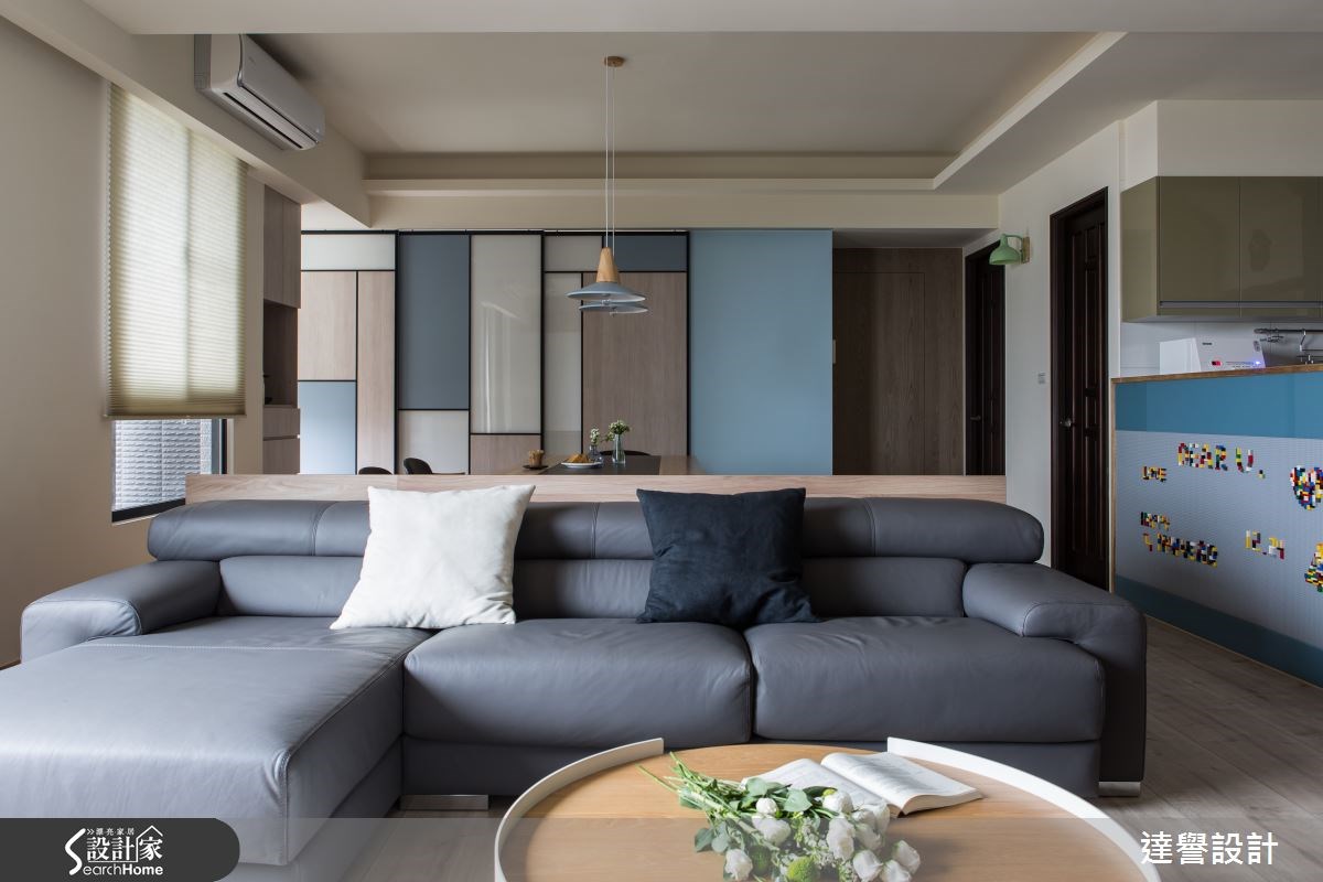 80坪新成屋(5年以下)＿現代風客廳案例圖片＿達譽設計＿達譽_19之8