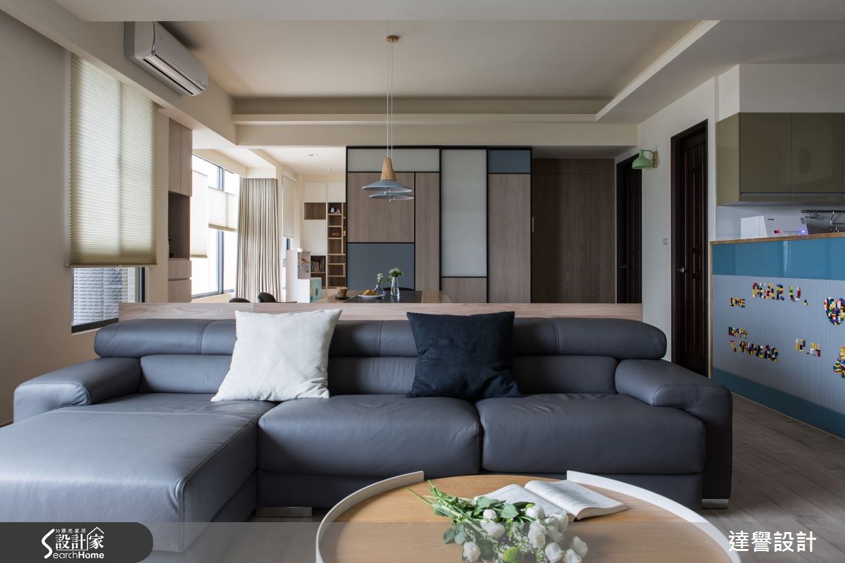 80坪新成屋(5年以下)＿現代風客廳案例圖片＿達譽設計＿達譽_19之9