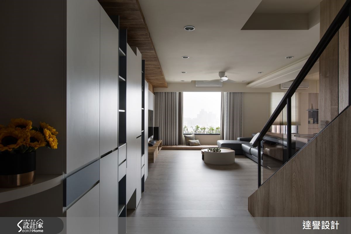 80坪新成屋(5年以下)＿現代風走廊案例圖片＿達譽設計＿達譽_19之19