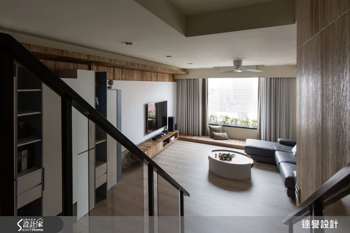 80坪新成屋(5年以下)＿現代風樓梯案例圖片＿達譽設計＿達譽_19之20