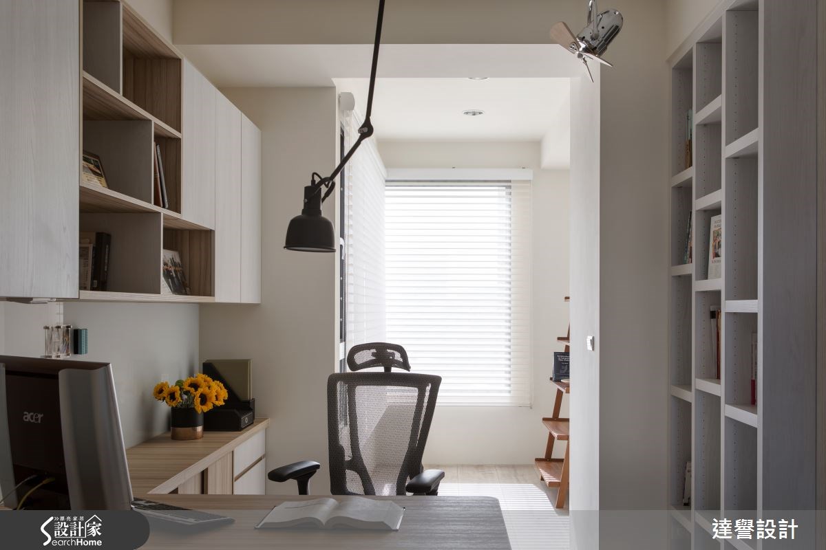 80坪新成屋(5年以下)＿現代風書房案例圖片＿達譽設計＿達譽_19之36