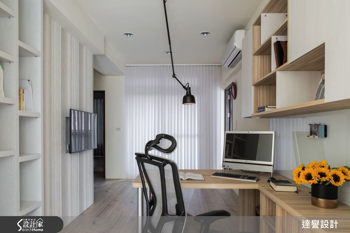 80坪新成屋(5年以下)＿現代風書房案例圖片＿達譽設計＿達譽_19之37