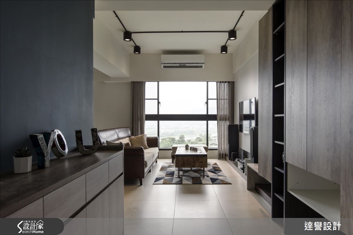 30坪新成屋(5年以下)＿工業風走廊案例圖片＿達譽設計＿達譽_21之4