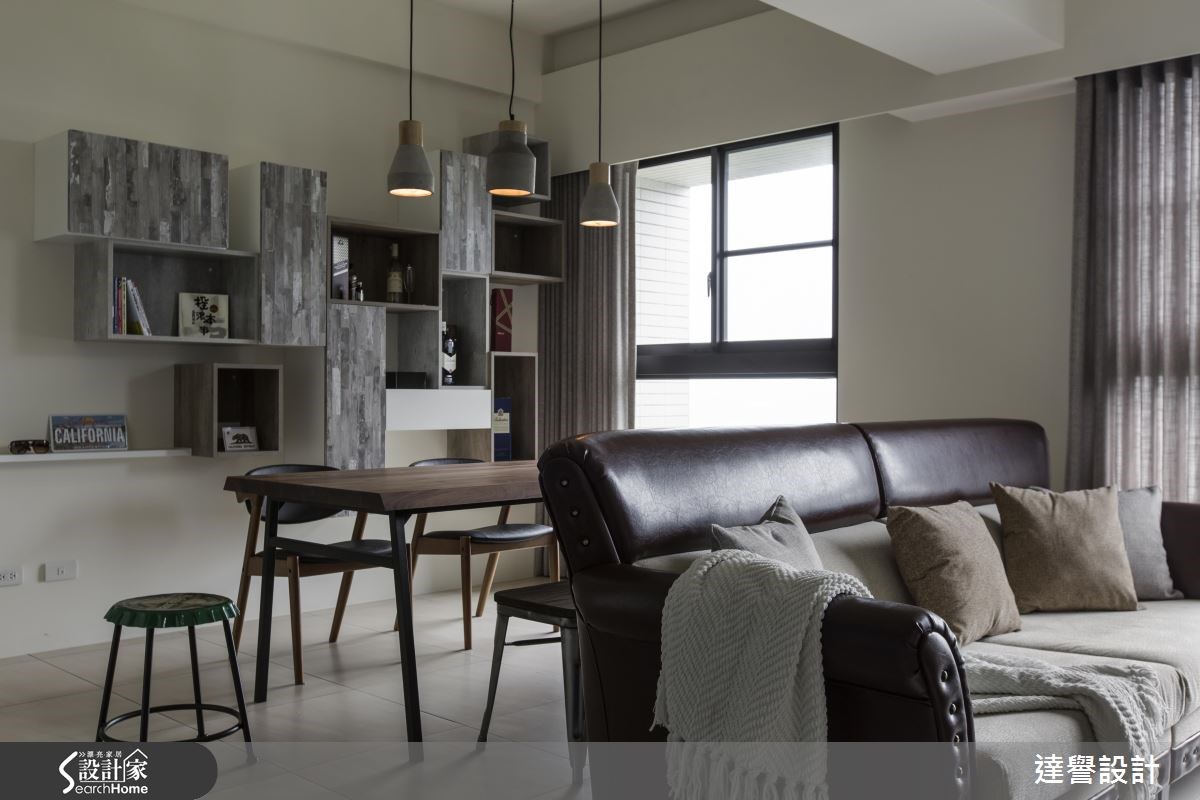 30坪新成屋(5年以下)＿工業風客廳案例圖片＿達譽設計＿達譽_21之7