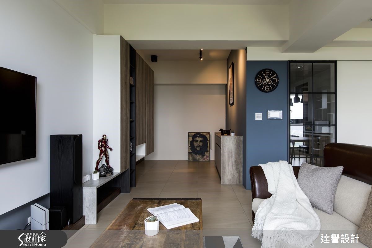 30坪新成屋(5年以下)＿工業風客廳案例圖片＿達譽設計＿達譽_21之17