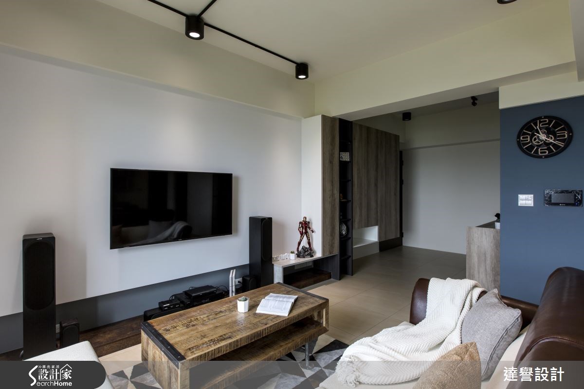 30坪新成屋(5年以下)＿工業風客廳案例圖片＿達譽設計＿達譽_21之18
